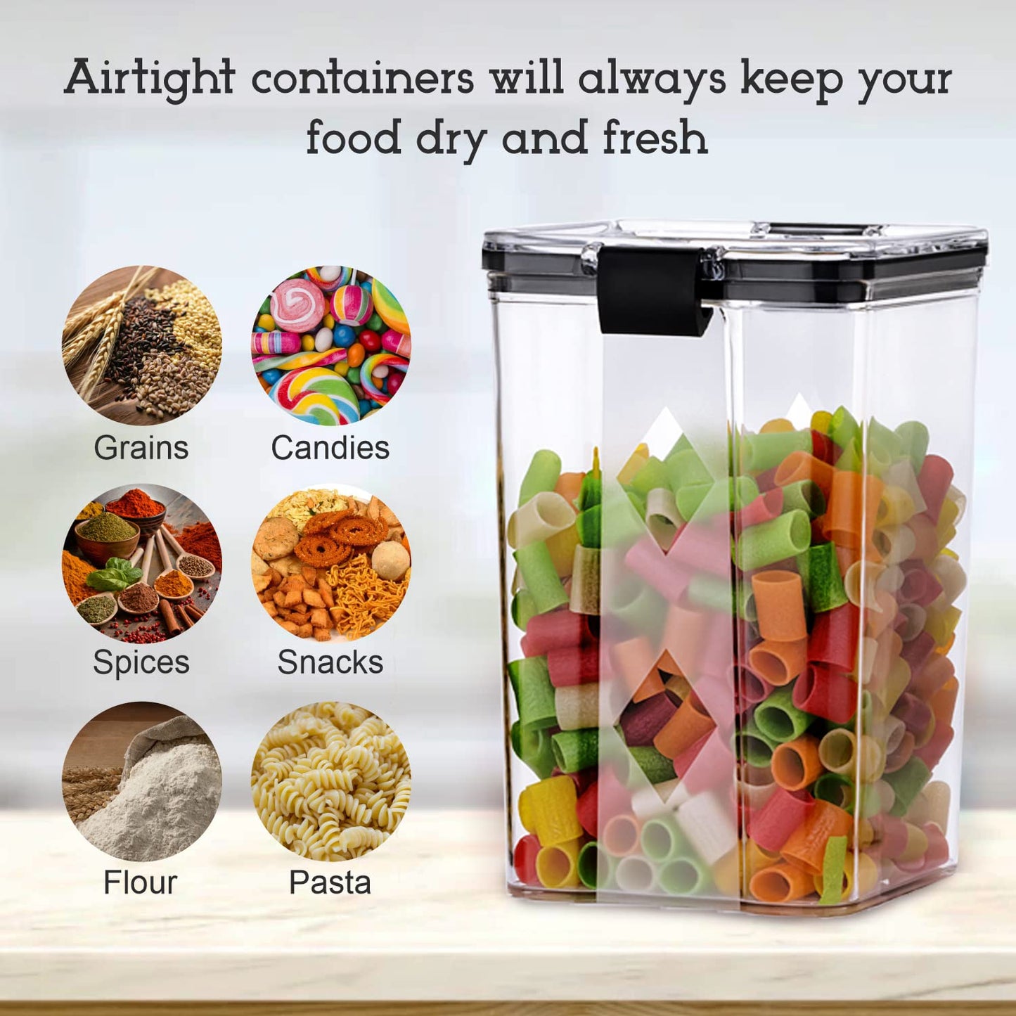 Air Tight Containers (1100 Ml)