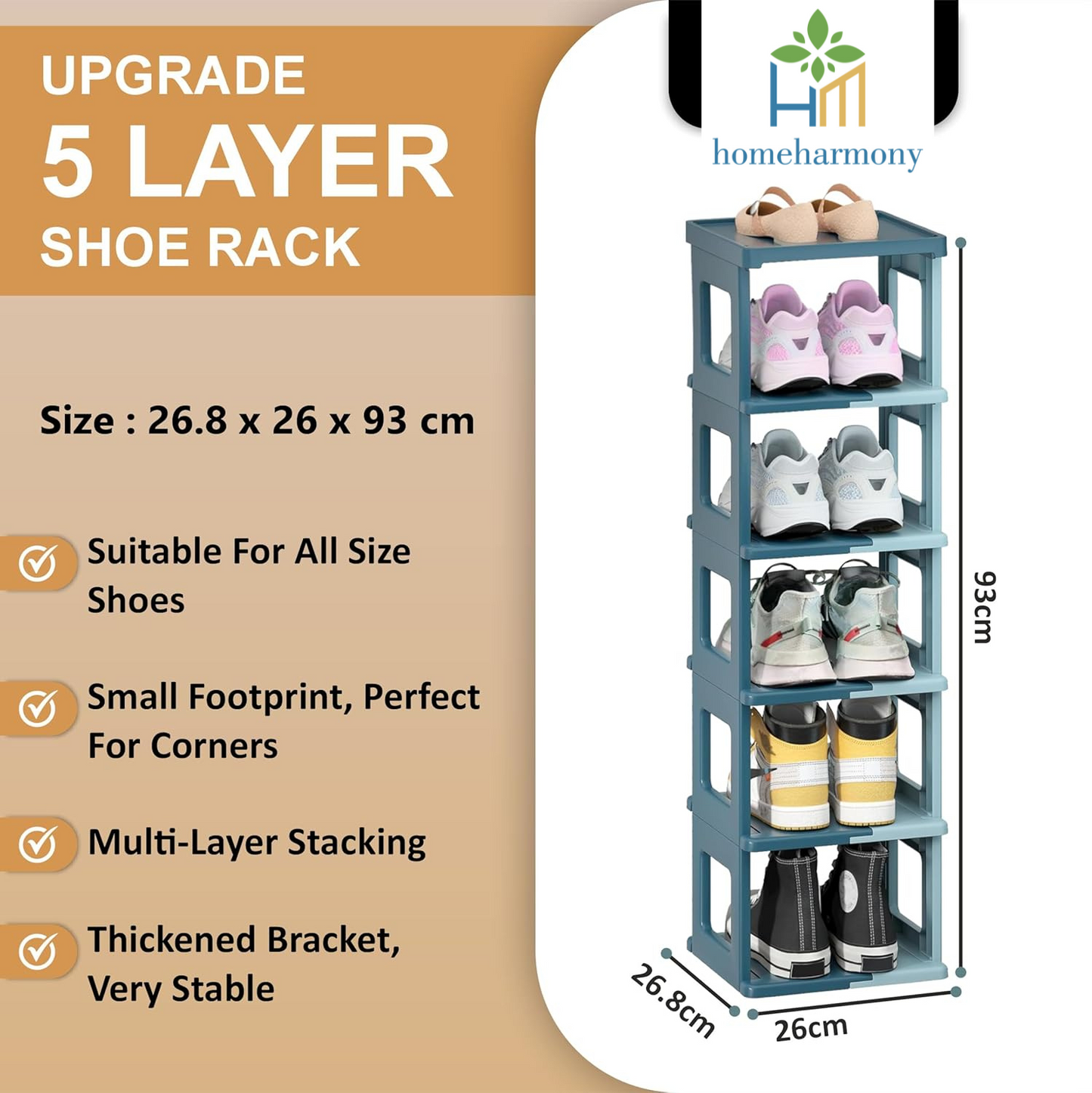 Foldable Shoe Rack