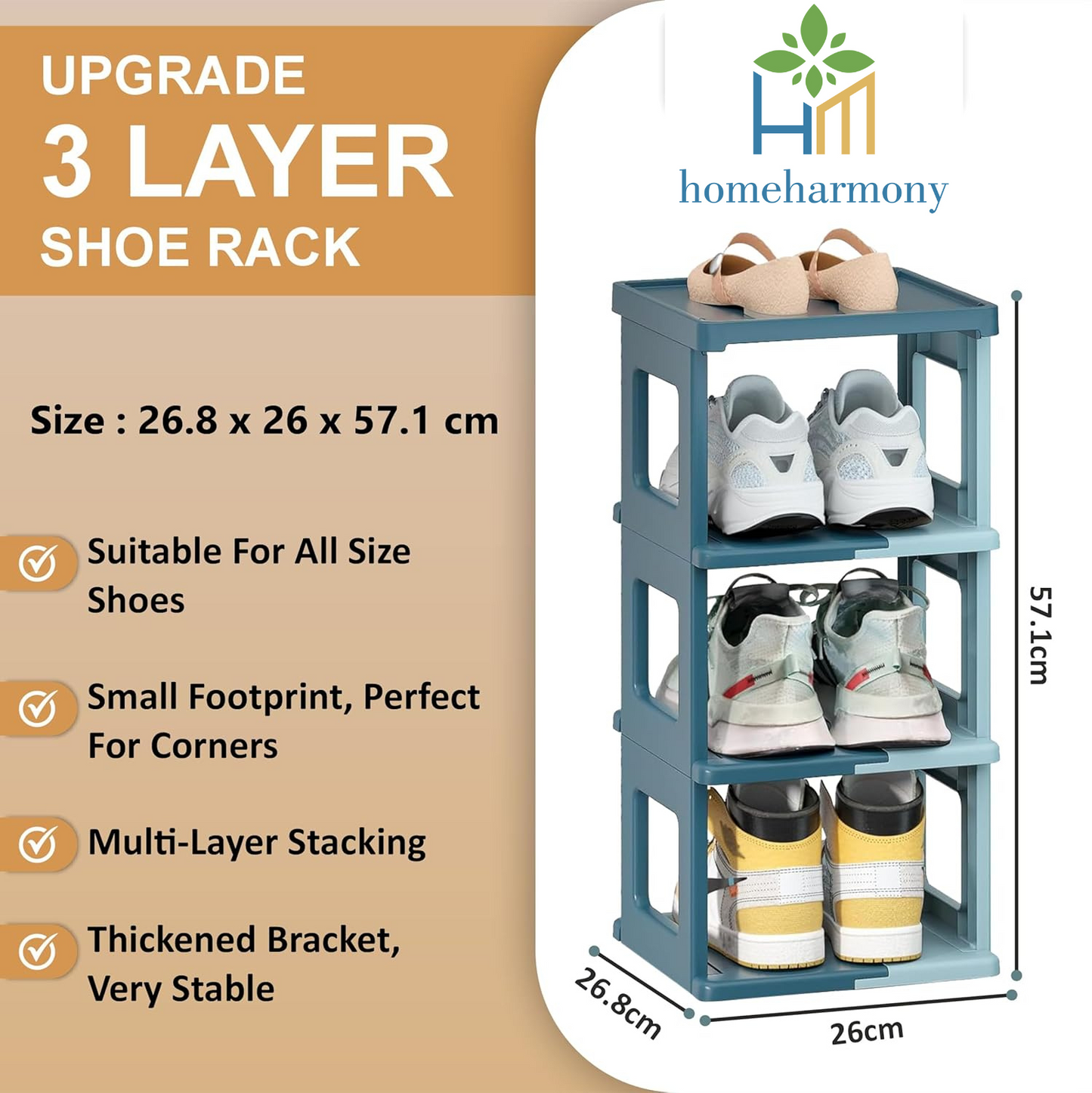 Foldable Shoe Rack