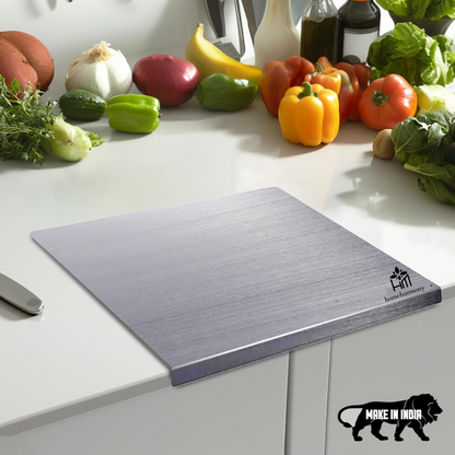 Stainless steel chopping board